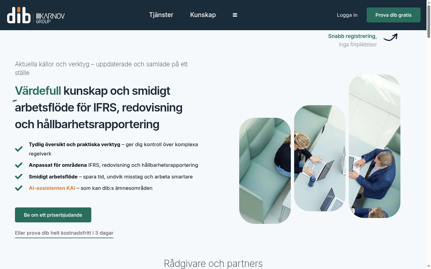 Skærmbillede af samtykkebanneret, som det blev vist før nogen interaktion