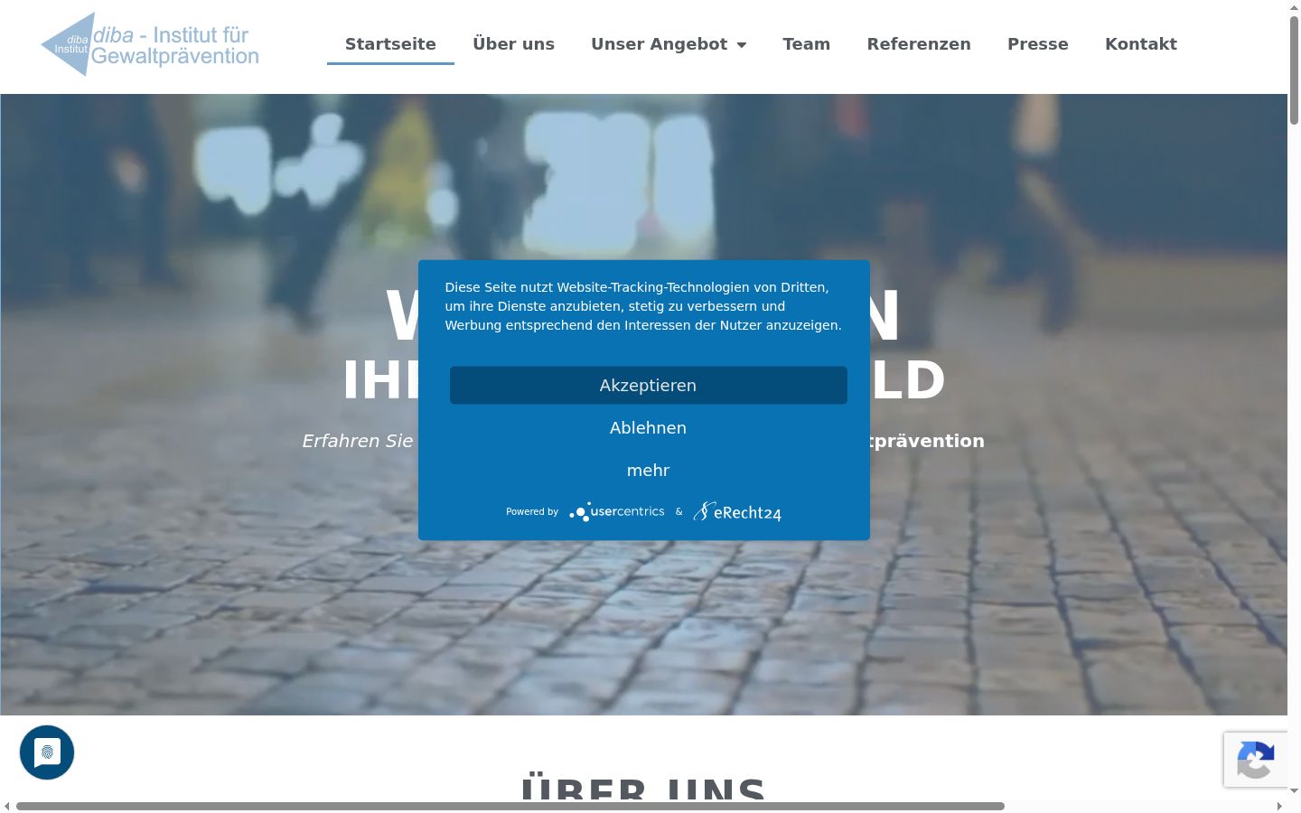 Screenshot tal-banner tal-kunsens muri qabel kwalunkwe interazzjoni
