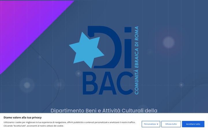 Screenshot von dibac.it