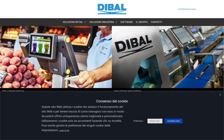 Screenshot of dibalitalia.it