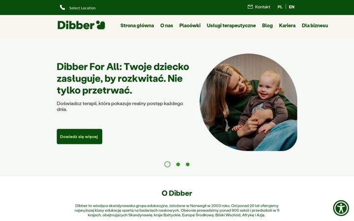 Snímek obrazovky dibber.pl