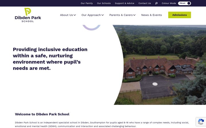 Zrzut ekranu dibdenparkschool.co.uk