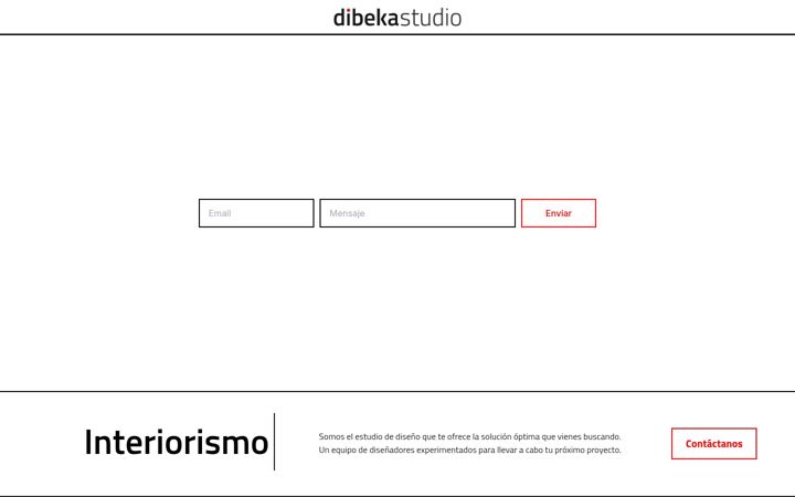 Screenshot of dibekastudio.com