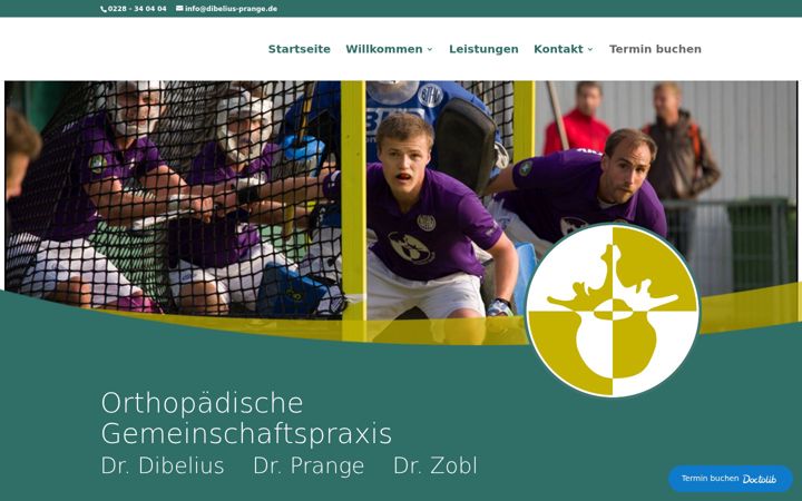 Screenshot of dibelius-prange.de