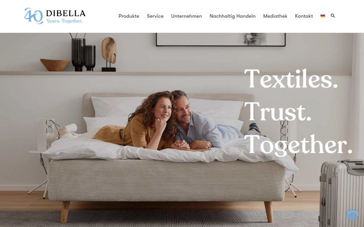 Screenshot of dibella.de