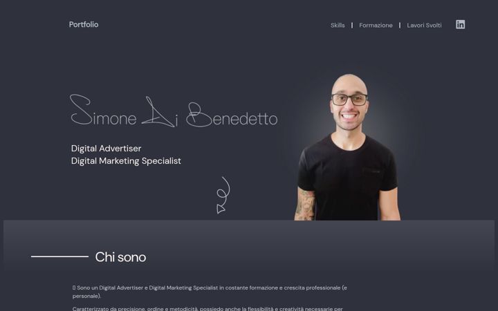 Екранна снимка на dibenedettosimone.com