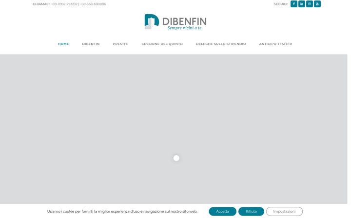 Screenshot von dibenfin.it