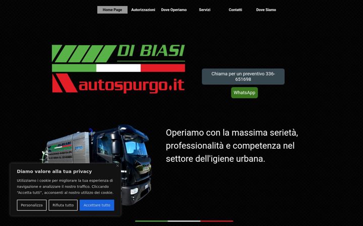 Screenshot of dibiasiautospurgo.it