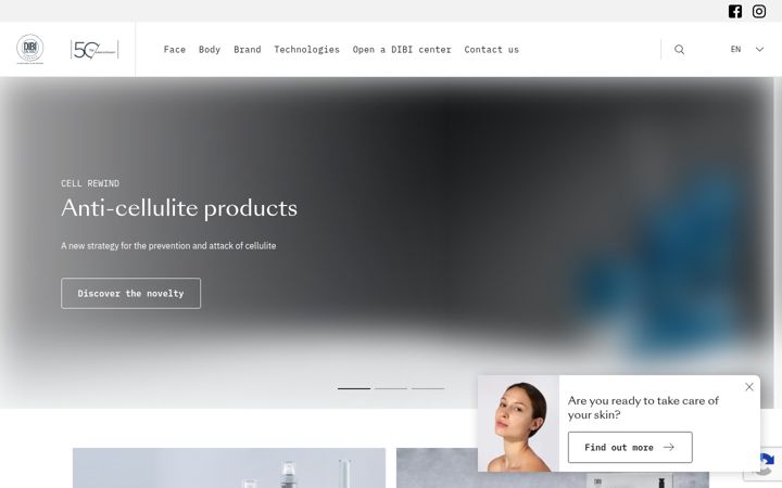 Screenshot of dibimilano.com