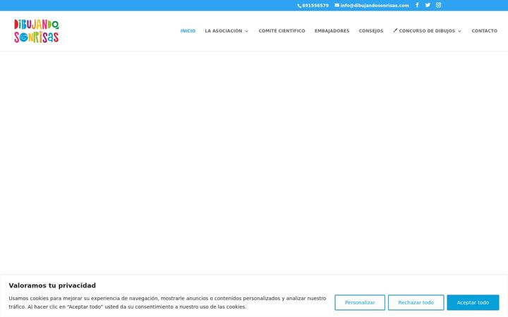 Screenshot van dibujandosonrisas.es