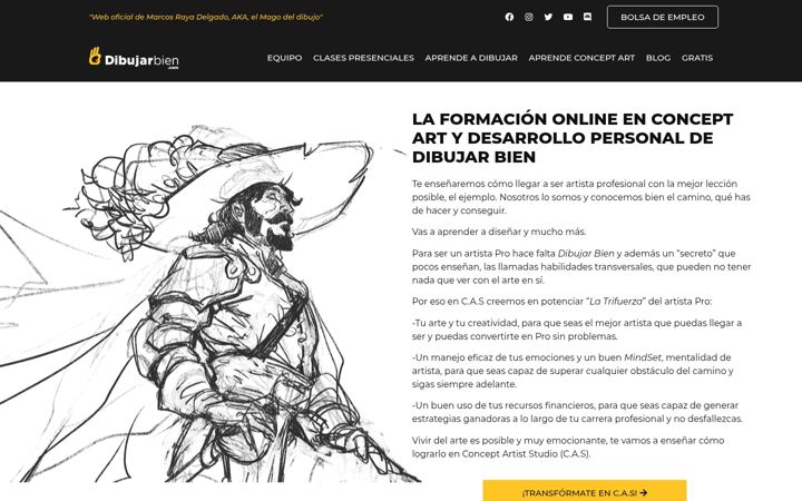 Snímek obrazovky dibujarbien.com