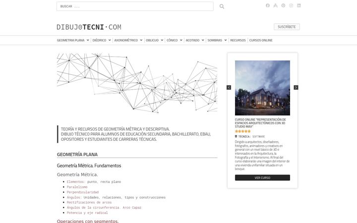 Screenshot of dibujotecni.com