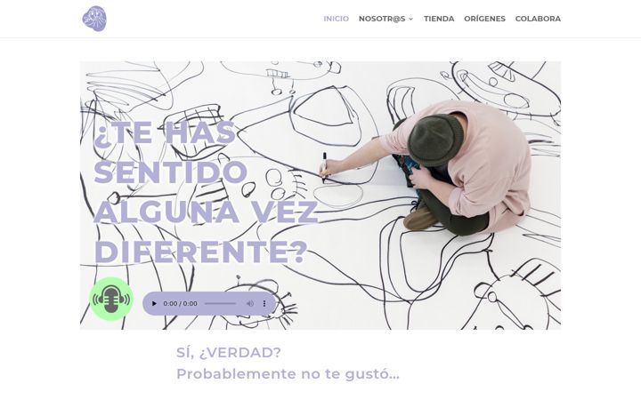 Captura de pantalla de dibuvoces.org