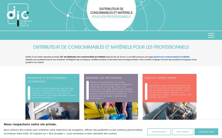 Екранна снимка на dic-france.fr