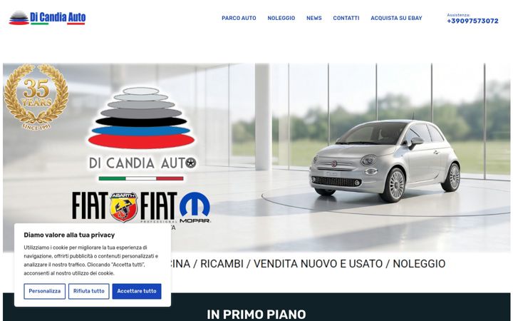 Screenshot of dicandiaauto.com