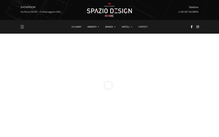 Screenshot von dicarlospaziodesign.it