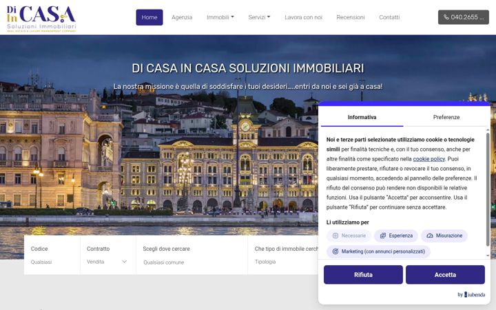 Screenshot von dicasaincasasoluzioniimmobiliari.it