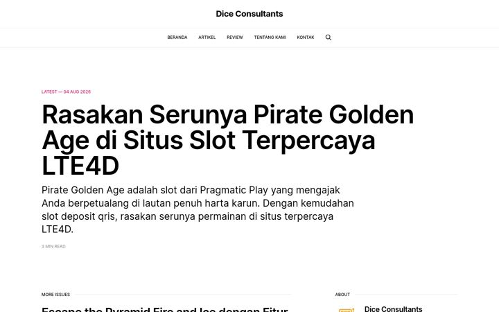 Screenshot of diceconsultants.com