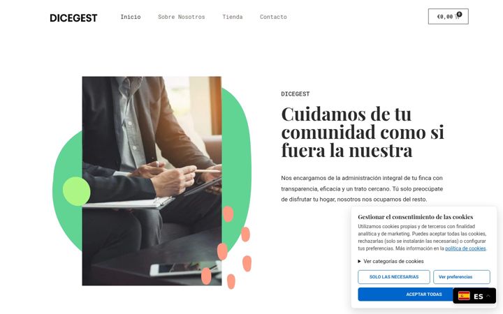 Screenshot of dicegest.com