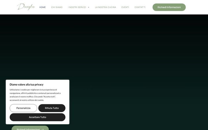 Screenshot of dicegliacatering.it