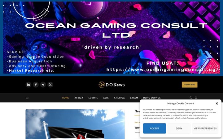Screenshot of diceonnews.com