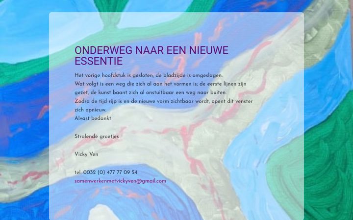 Screenshot of dichter-bij-jezelf.be