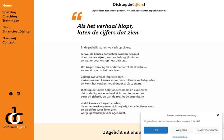 Ekrano kopija dichtopdecijfers.nl