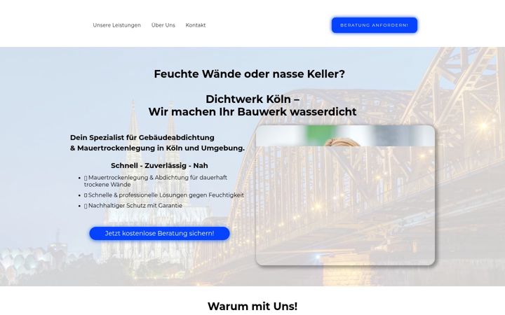 Screenshot of dichtwerk-koeln.de