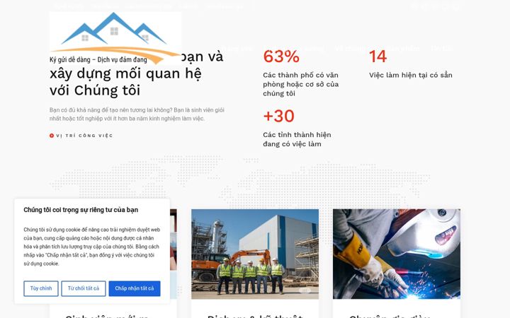 Екранна снимка на dichvunhaxuong.net