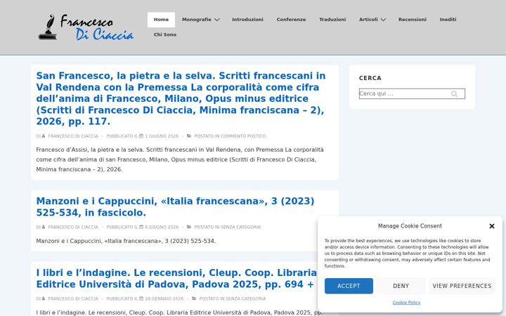 Screenshot of diciaccia.it