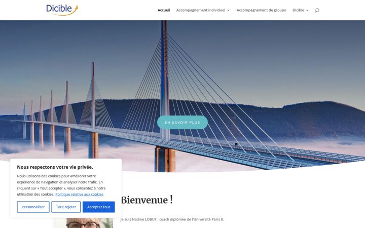 Screenshot of dicible.com