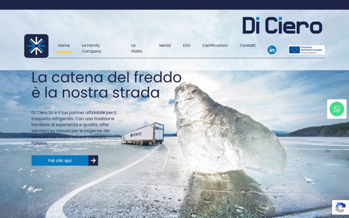 Screenshot of diciero.it