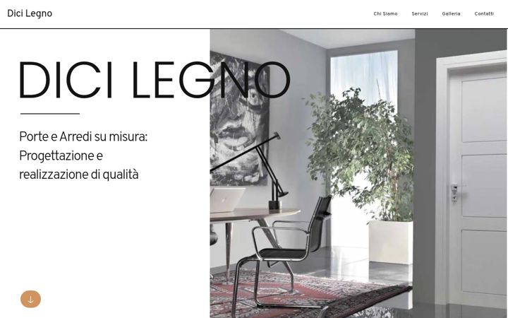 Screenshot of dicilegno.it
