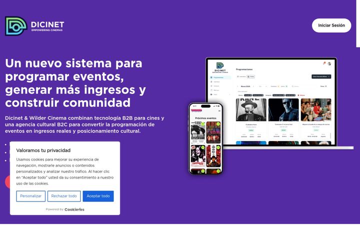 Screenshot of dicinet.com