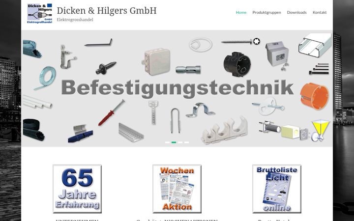 Snímek obrazovky dicken-hilgers.de