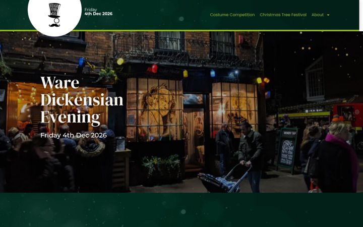 Screenshot of dickensian.org.uk