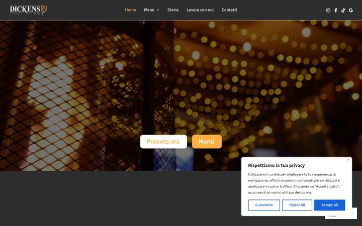Screenshot of dickenspub.it