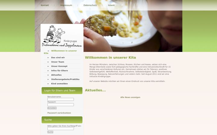 Screenshot of dickmadame-zappelmann.de