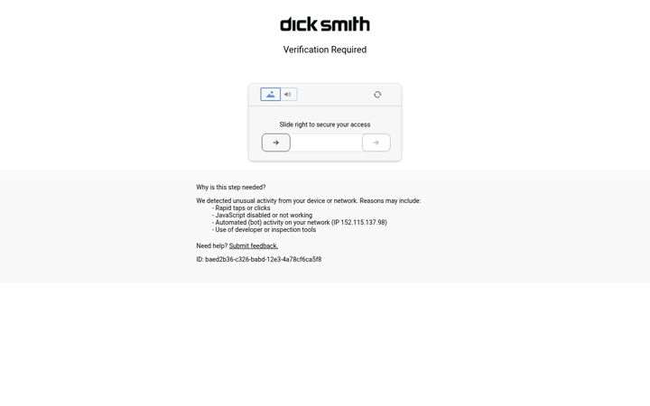Screenshot of dicksmith.com.au