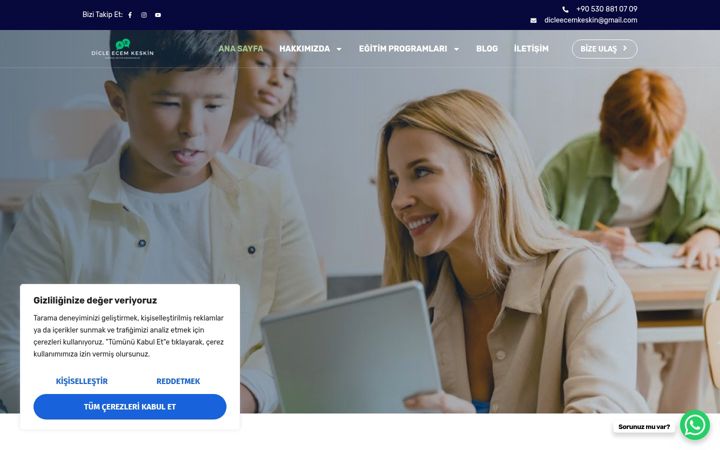 Screenshot of dicleecemkeskin.com
