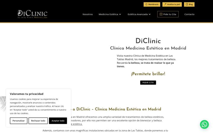 Screenshot van diclinic.es