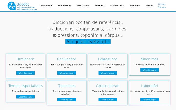 Screenshot of dicodoc.eu