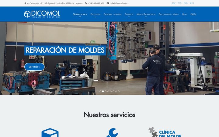 Screenshot of dicomol.com