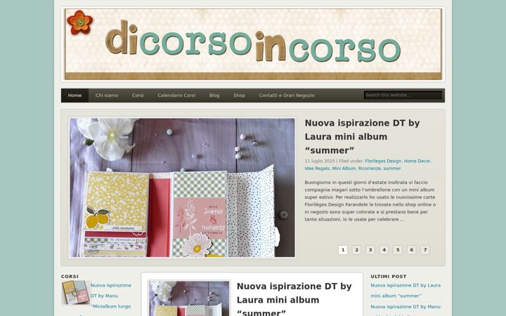 Screenshot of dicorsoincorso.it