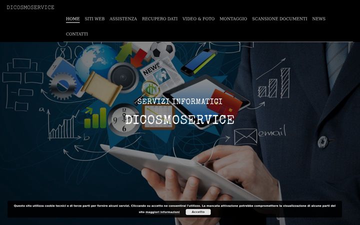 Екранна снимка на dicosmoservice.net