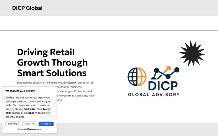Screenshot of dicpglobal.com