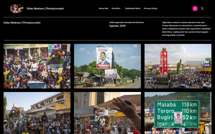 Screenshot of didacmedrano.com