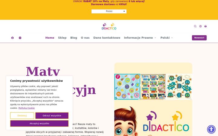 Snímek obrazovky didactico.pl
