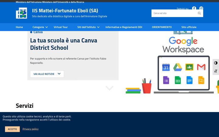 Screenshot of didamatteifortunato.it