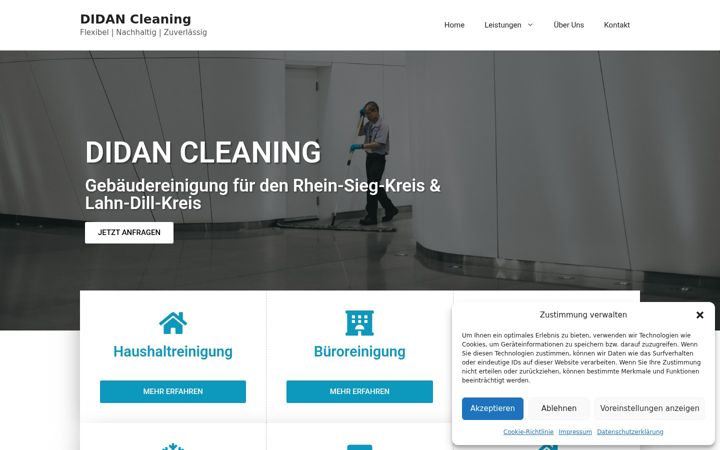 Screenshot of didan-cleaner.de